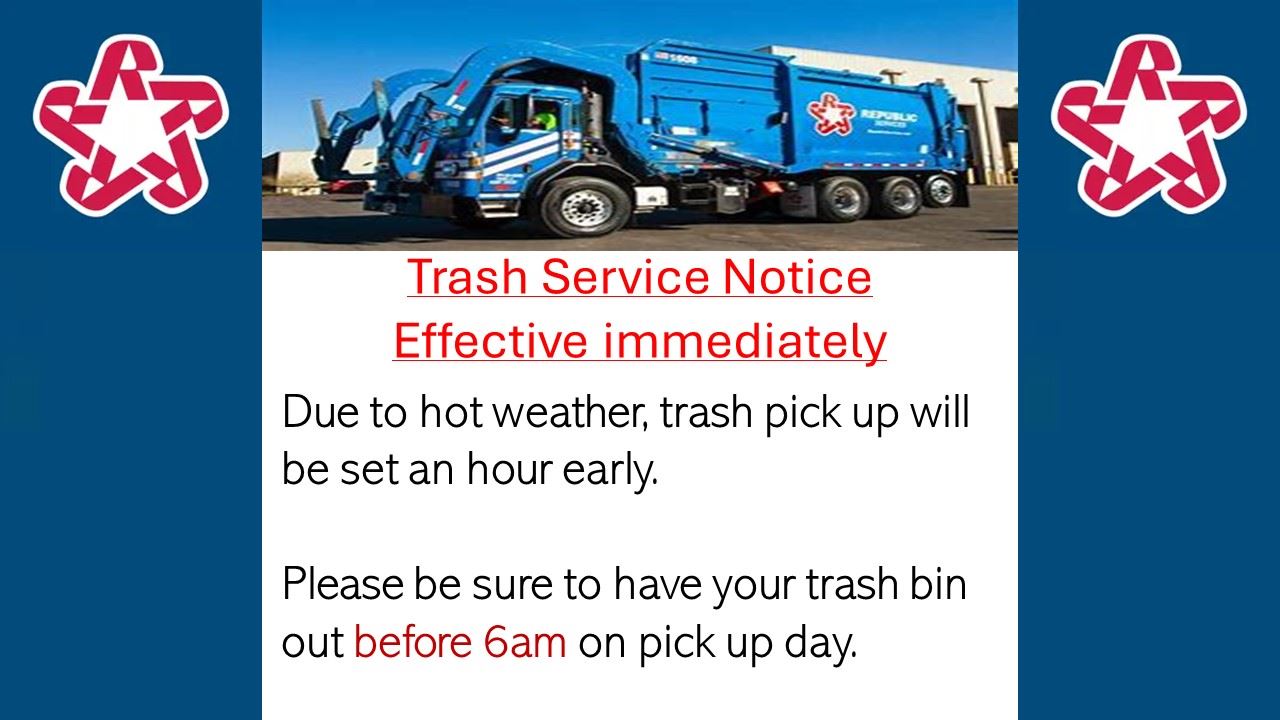 Summer Early Pick Up Notice (pdf)